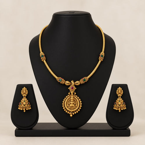 Anjali Temple Necklace Set